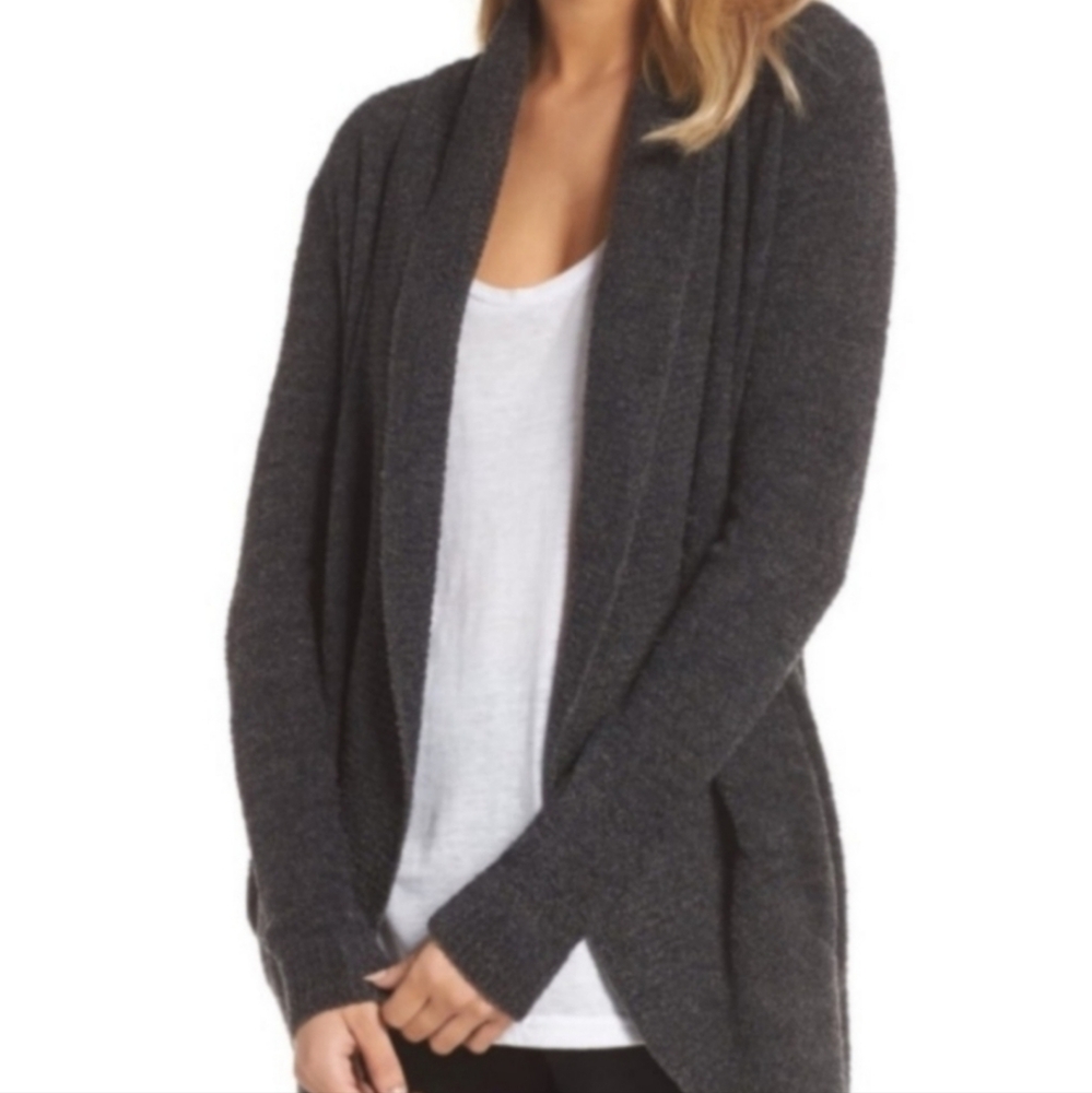 Barefoot Dreams Bamboo Chic Lite Cardigan Women's XS/S Brown Soft Warm Casual - Picture 1 of 10